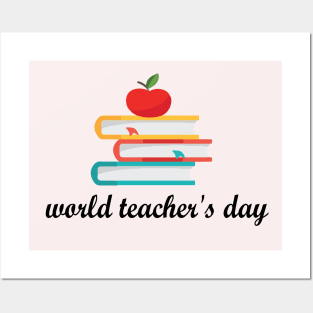 world teacher's day Posters and Art